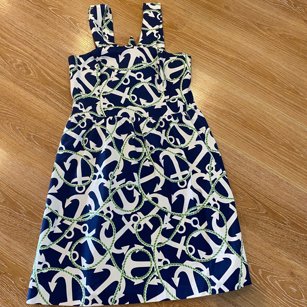 Mudpie anchor dress L (12/14)